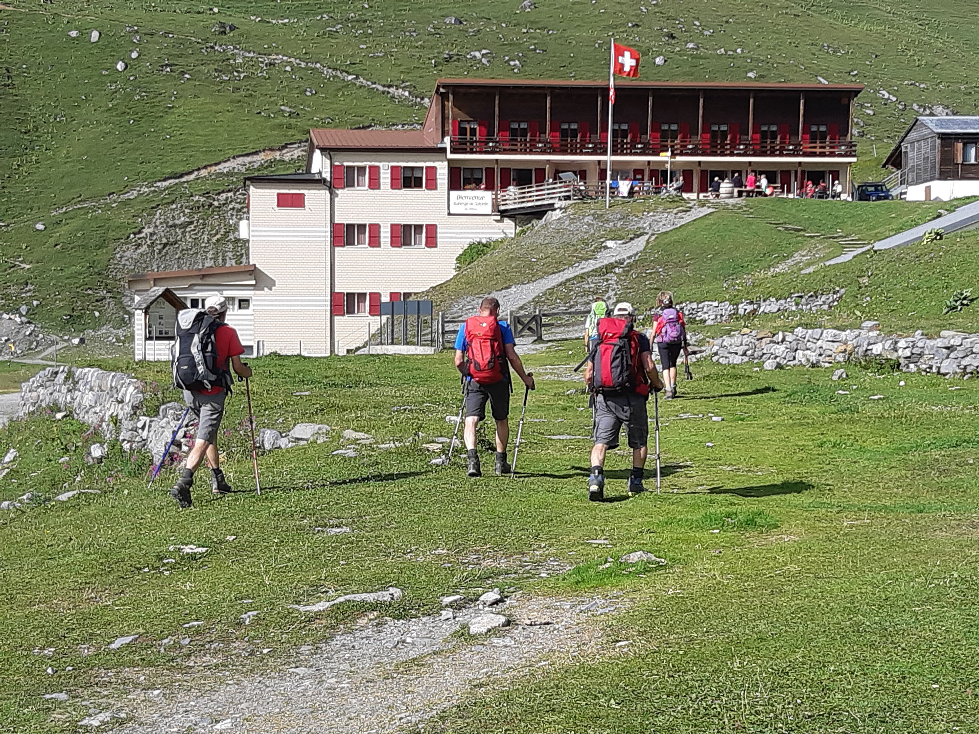 randonnée en Suisse, refuge suisse